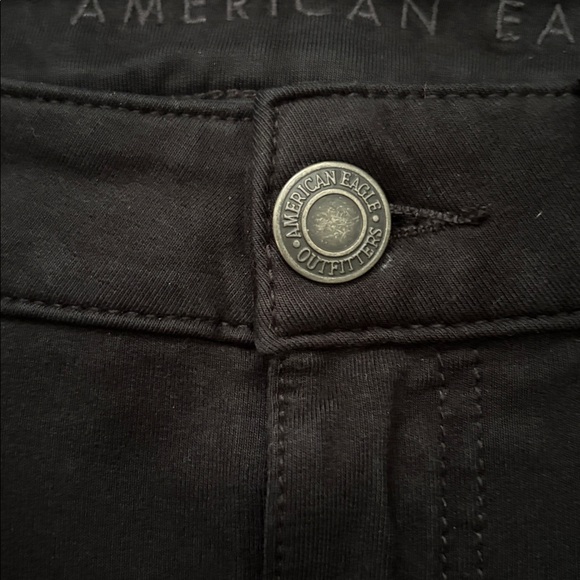 AEO Black Skinny Pants/Jeggings - Size 6 (X-LONG inseam) - Picture 7 of 11